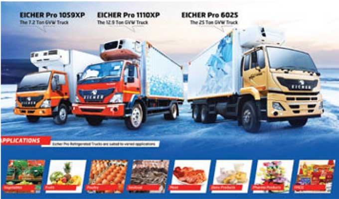 Eicher Trucks and Buses strengthen their presence in the reefer truck segment.