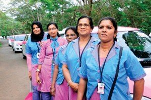 Maruti felicitates women cab drivers