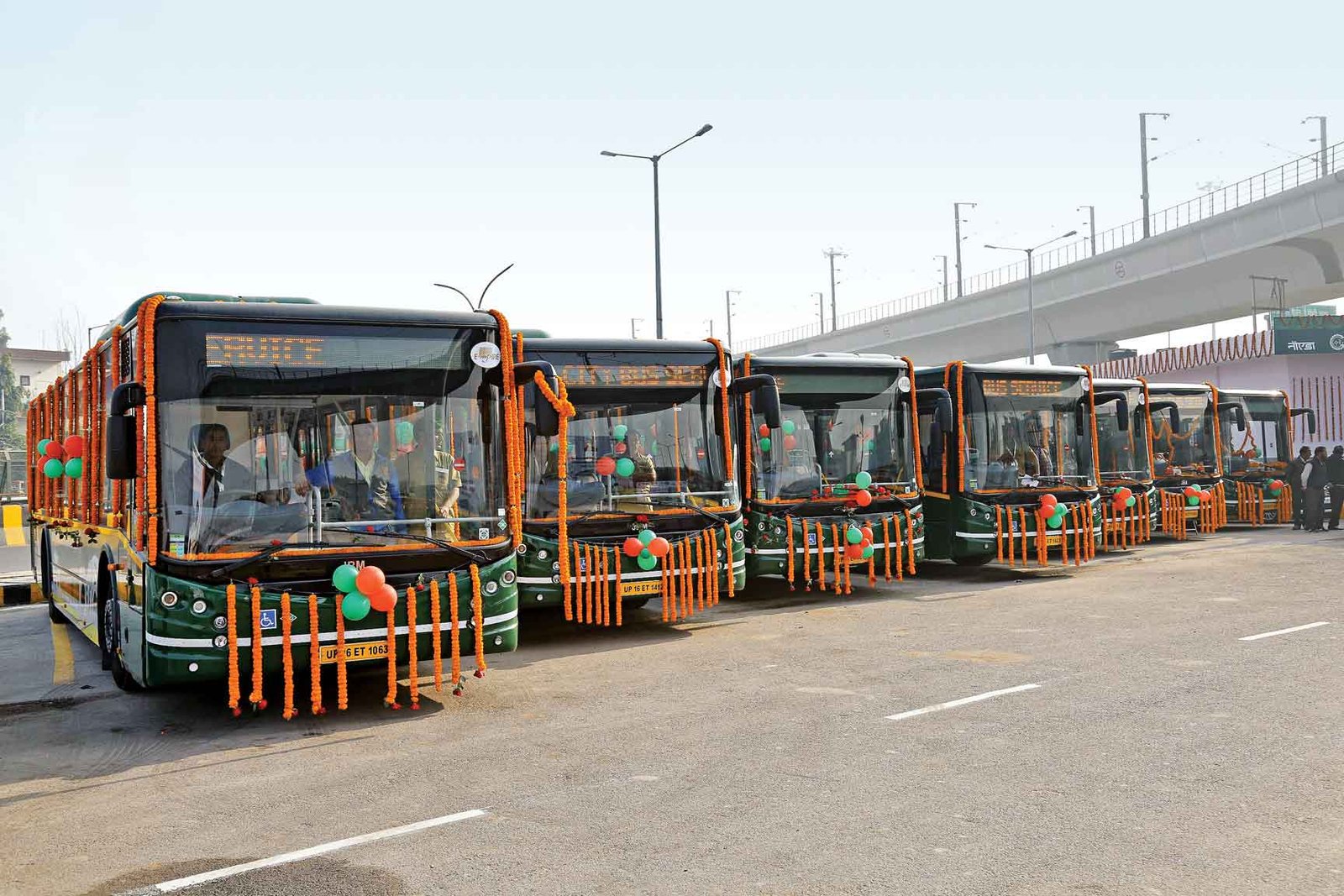 JBM city bus for Noida