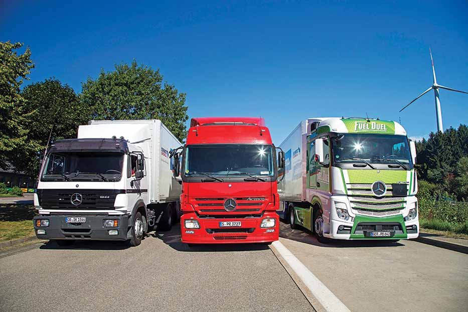 Mercedes-Benz Actros - 20 years of fuel savings; September 2016