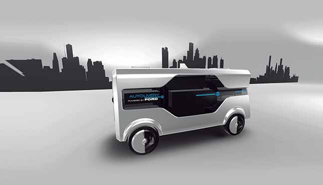 Delivery van concept to meet urban challenges