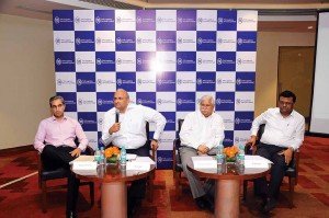 (L-R)_ Sanjive Sharma, Global CEO, Rico Logistics, R Dinesh, MD, S Ravichandran, Deputy MD and R Shankar, CEO, TVS Logistics Services Limited copy