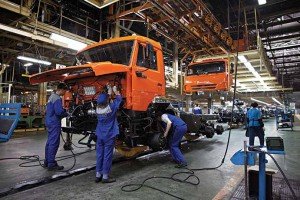 The OAO Kamaz automobile plant, Naberezhnye Chelny, Russia, August 11, 2014.