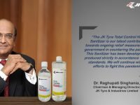 JK Tyres offers sanitisers