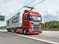 Scania R450 Hybrid HGV for German e-highway