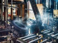 Manufacture of automobile tyres.Bila Tserkva. Ukraine. 15-12-2017