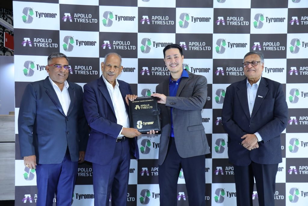 Apollo Tyres and Tyromer Inc have announced a partnership