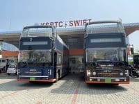 SWITCH EiV 22 open-roof Double Decker Electric Buses added to KSRTC SWIFT fleet