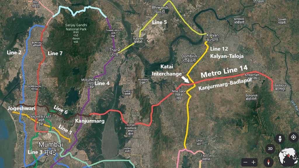 Mumbai Metro Line 14: Kanjurmarg to Badlapur Project Gathers Momentum as MMRDA Prepares for Construction