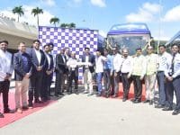 Eicher delivers Electric Tarmac Buses to IndiGo at Kempegowda International Airport, Bengaluru